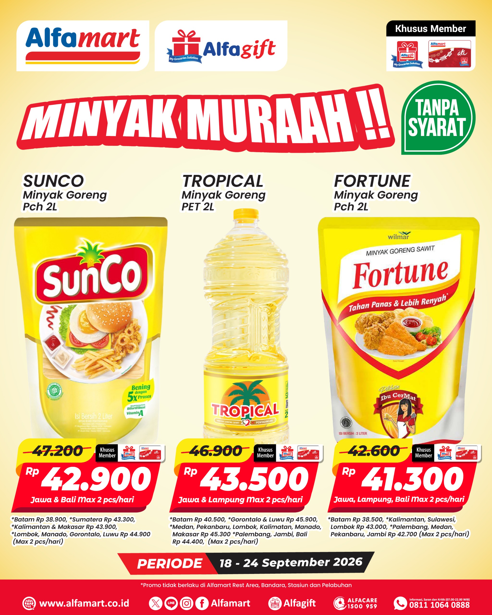 Katalog promo Promo Alfamart Minyak Murah Alfamart