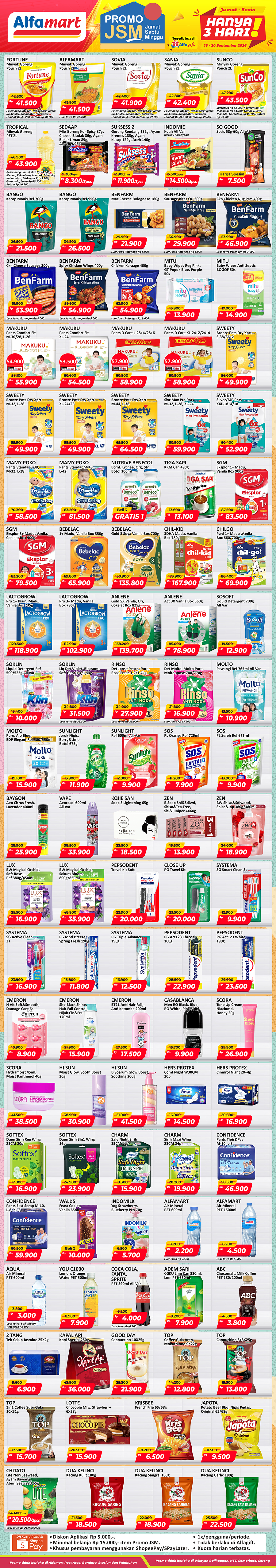 Katalog promo Promo Alfamart JSM Alfamart
