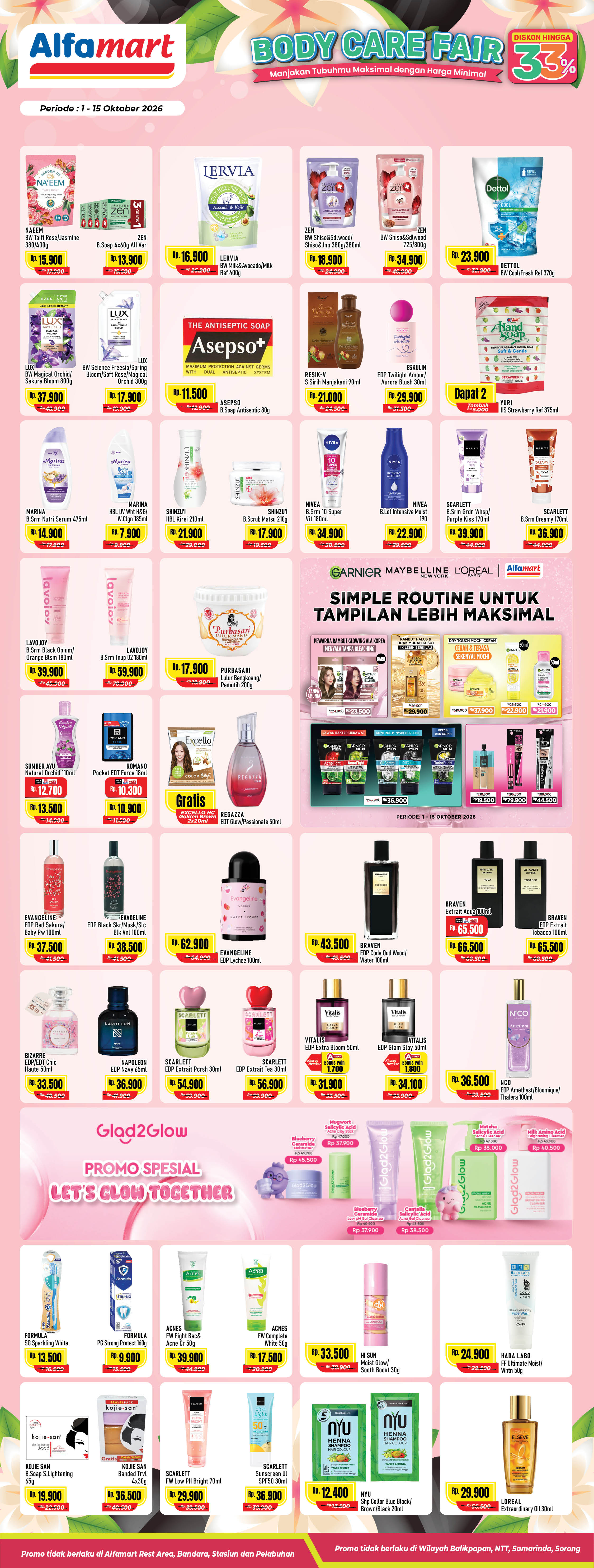 Katalog promo Promo Alfamart Body Care Fair Alfamart